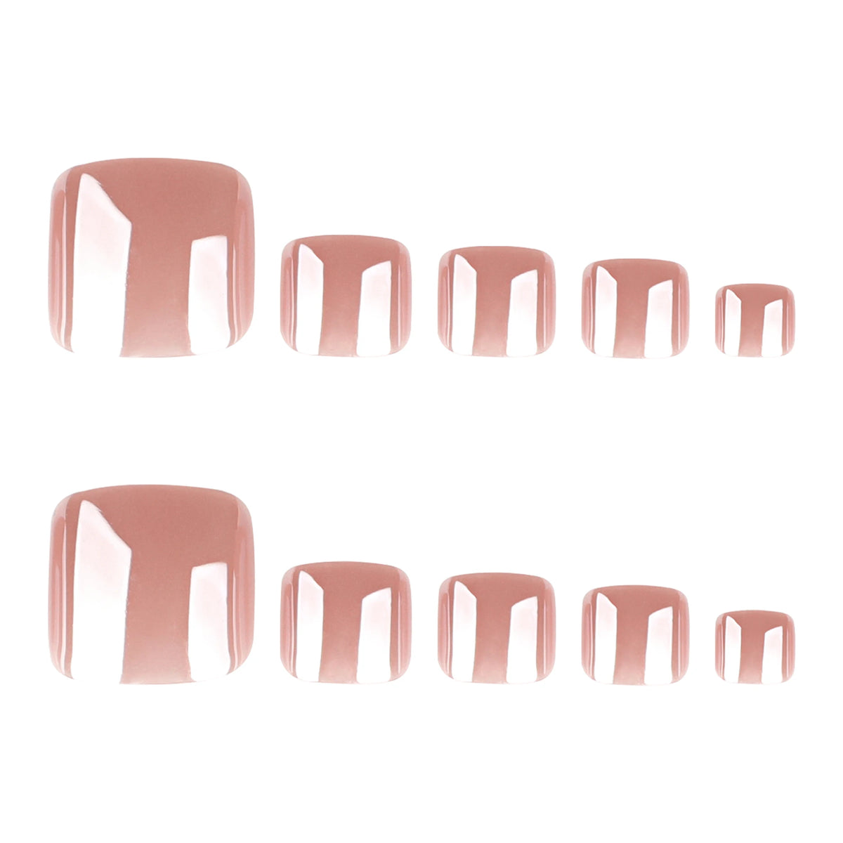 Dropshipping 4241 24 Pcs Korea Imported ABS Acrylic Toe Nails Press on Nails False Nails Artificial Fingernails Nails