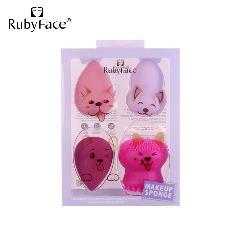 Gift Box Latex Free Makeup Sponge Blender Egg Makeup Powder Puff Beauty Cosmetics Puff Makeup Egg