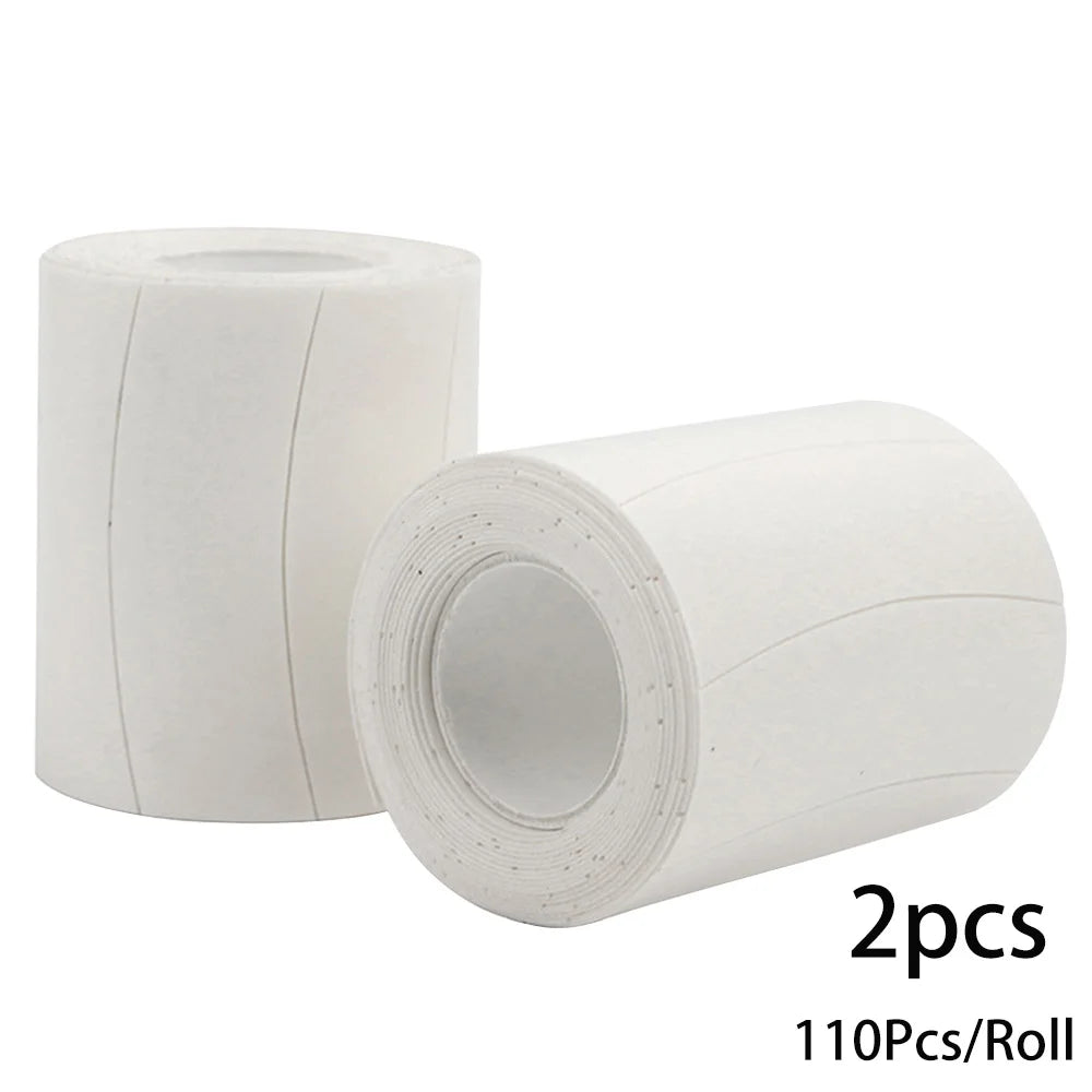 110Pcs/Roll Micro Eye Tape Pads Under Eyelash Extension Foam Patch Grafting Eyelashes Eyepads Non-woven Stickers Makeup Tool