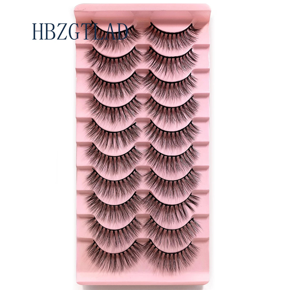 NEW 10 Pairs 100% Real Fake Mink Eyelashes 3D Natural False Eyelashes 3D Mink Lashes Soft Eyelash Extension Makeup Kit Cilios H1