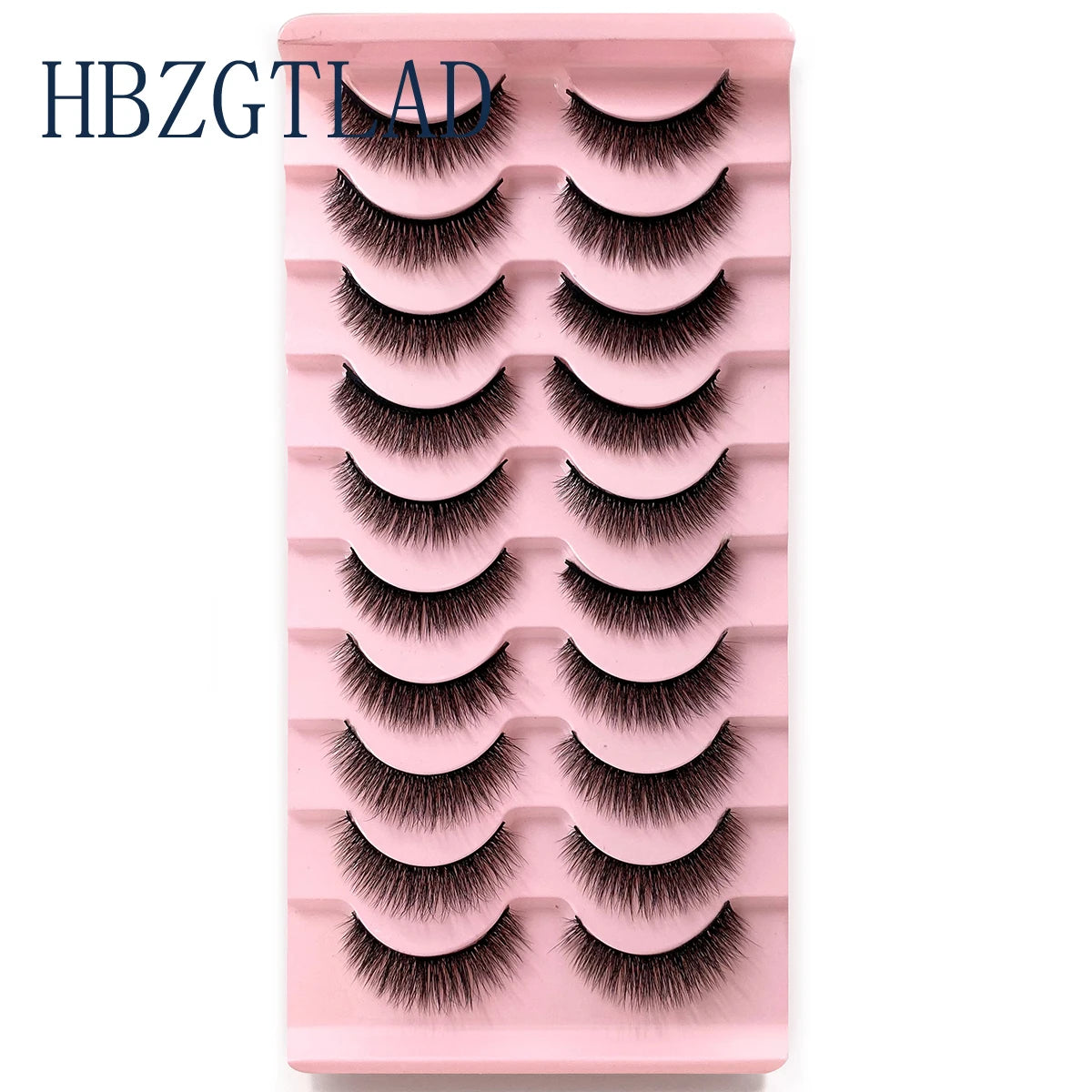 NEW 10 Pairs 100% Real Fake Mink Eyelashes 3D Natural False Eyelashes 3D Mink Lashes Soft Eyelash Extension Makeup Kit Cilios H1