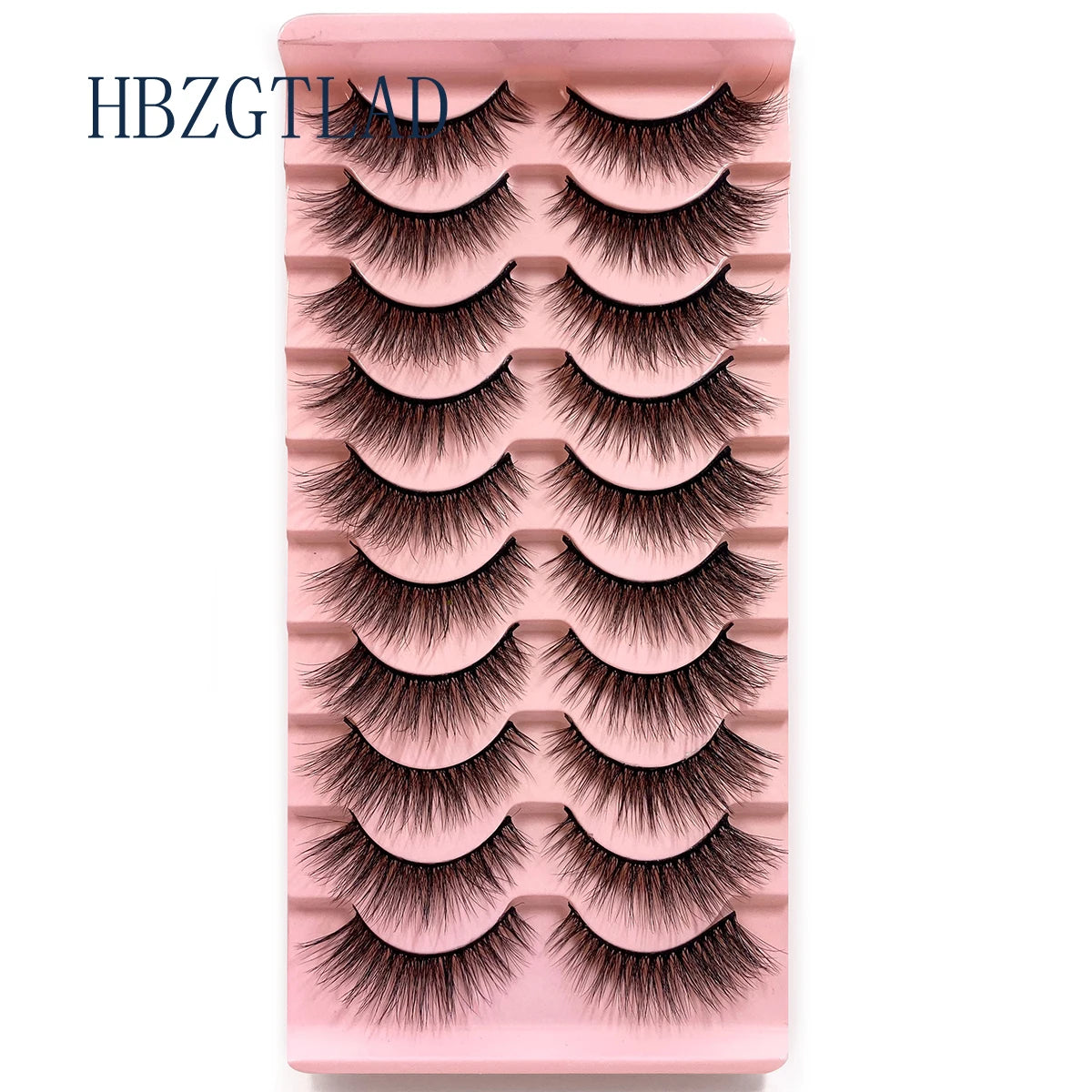 NEW 10 Pairs 100% Real Fake Mink Eyelashes 3D Natural False Eyelashes 3D Mink Lashes Soft Eyelash Extension Makeup Kit Cilios H1