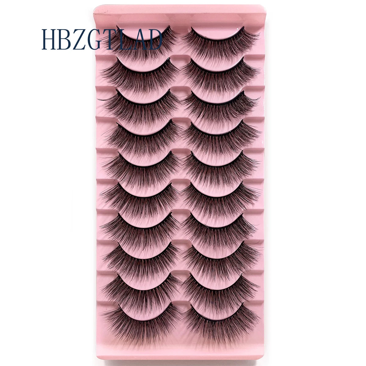 NEW 10 Pairs 100% Real Fake Mink Eyelashes 3D Natural False Eyelashes 3D Mink Lashes Soft Eyelash Extension Makeup Kit Cilios H1