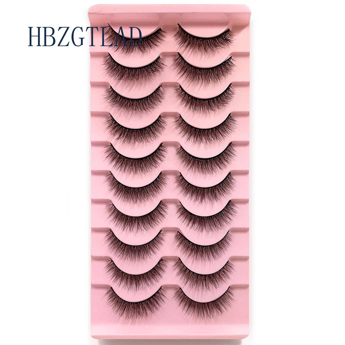NEW 10 Pairs 100% Real Fake Mink Eyelashes 3D Natural False Eyelashes 3D Mink Lashes Soft Eyelash Extension Makeup Kit Cilios H1