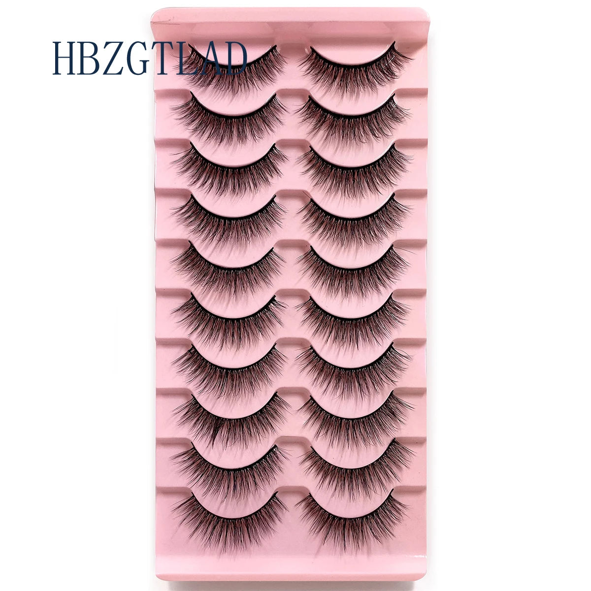 NEW 10 Pairs 100% Real Fake Mink Eyelashes 3D Natural False Eyelashes 3D Mink Lashes Soft Eyelash Extension Makeup Kit Cilios H1