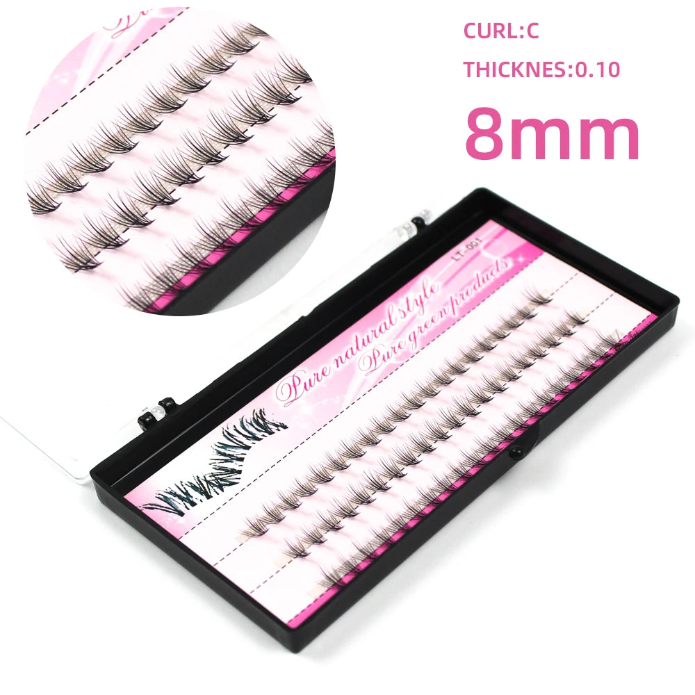 60pcs Individual Cluster EyeLashes Professional Makeup Grafting Fake False Eyelashes for eyelash extensions false eyelashes tabs
