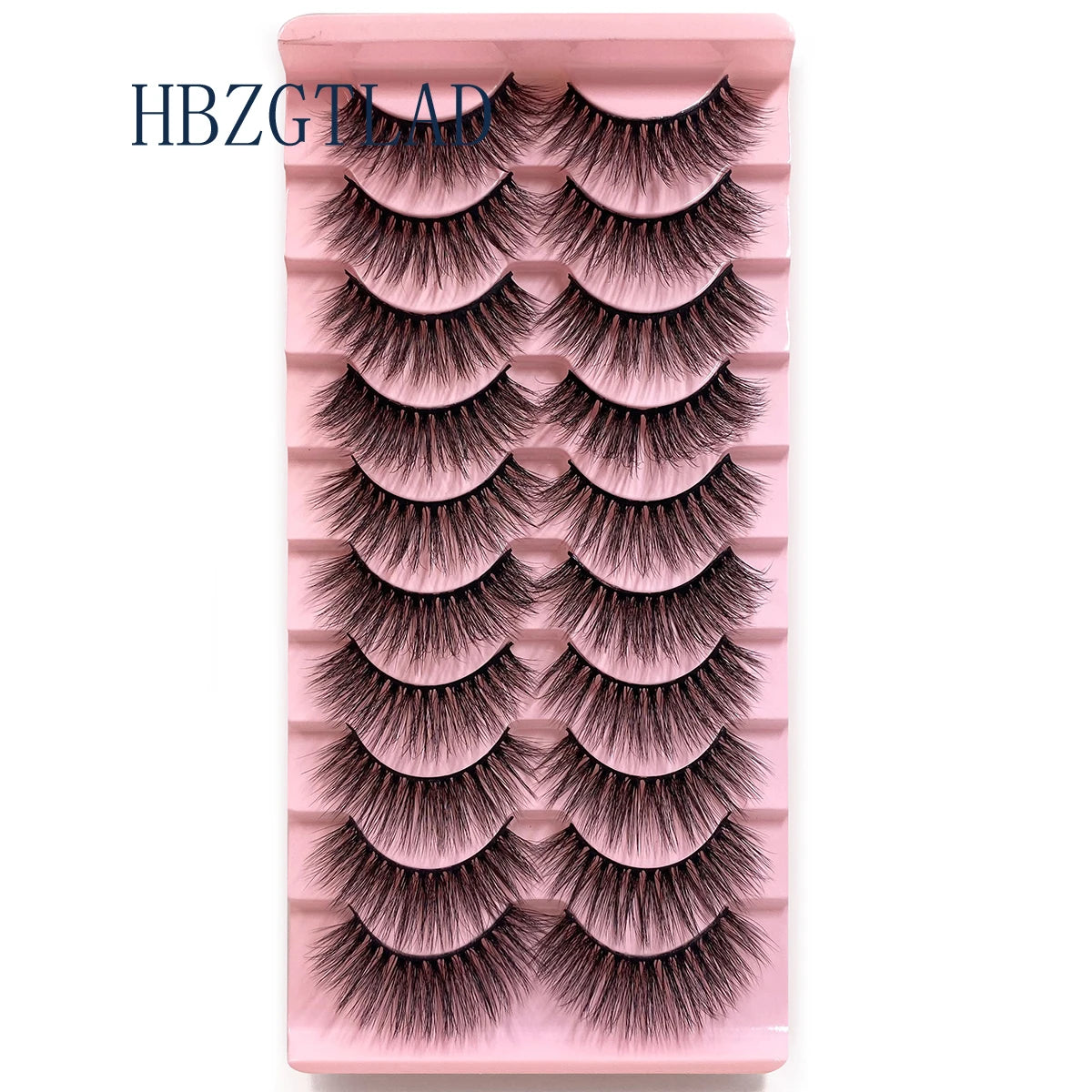NEW 10 Pairs 100% Real Fake Mink Eyelashes 3D Natural False Eyelashes 3D Mink Lashes Soft Eyelash Extension Makeup Kit Cilios H1