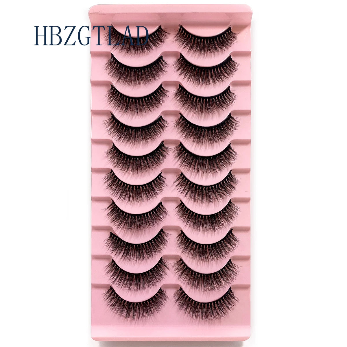 NEW 10 Pairs 100% Real Fake Mink Eyelashes 3D Natural False Eyelashes 3D Mink Lashes Soft Eyelash Extension Makeup Kit Cilios H1
