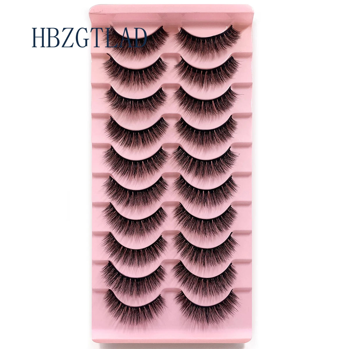 NEW 10 Pairs 100% Real Fake Mink Eyelashes 3D Natural False Eyelashes 3D Mink Lashes Soft Eyelash Extension Makeup Kit Cilios H1