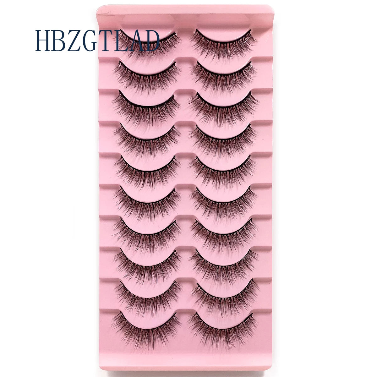 NEW 10 Pairs 100% Real Fake Mink Eyelashes 3D Natural False Eyelashes 3D Mink Lashes Soft Eyelash Extension Makeup Kit Cilios H1
