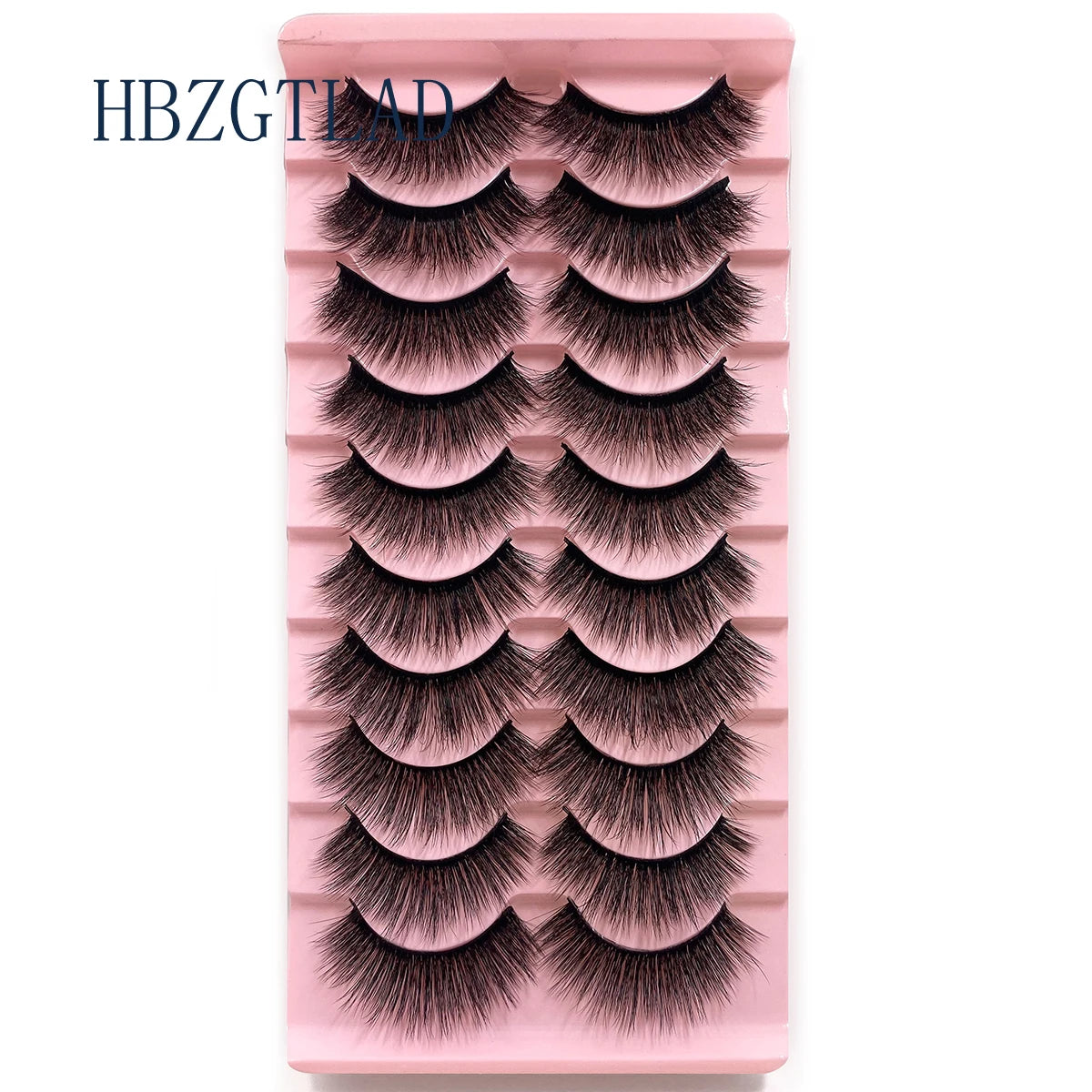 NEW 10 Pairs 100% Real Fake Mink Eyelashes 3D Natural False Eyelashes 3D Mink Lashes Soft Eyelash Extension Makeup Kit Cilios H1