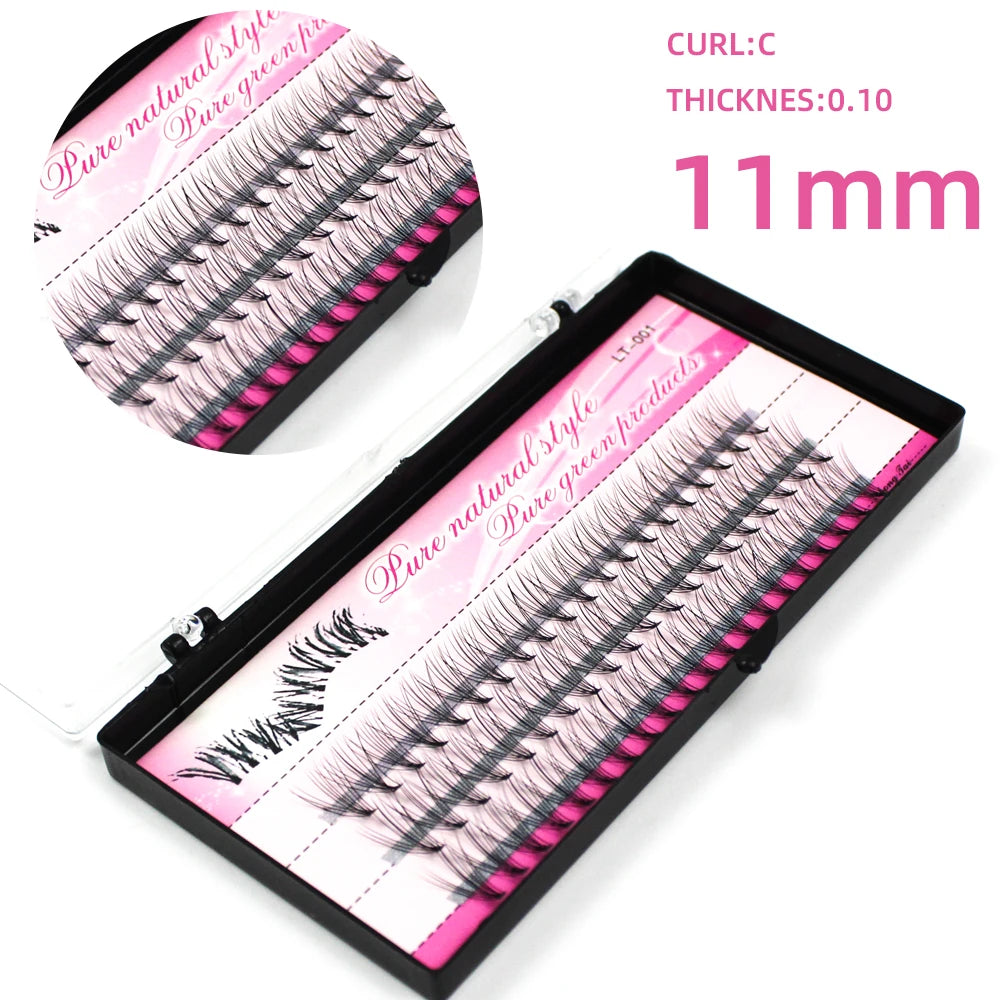 60pcs Individual Cluster EyeLashes Professional Makeup Grafting Fake False Eyelashes for eyelash extensions false eyelashes tabs