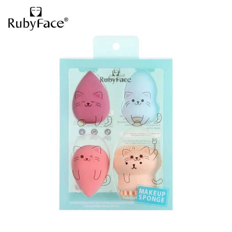 Gift Box  Latex Free Makeup Sponge Blender Egg Makeup Powder Puff Beauty  Cosmetics Puff Makeup Egg