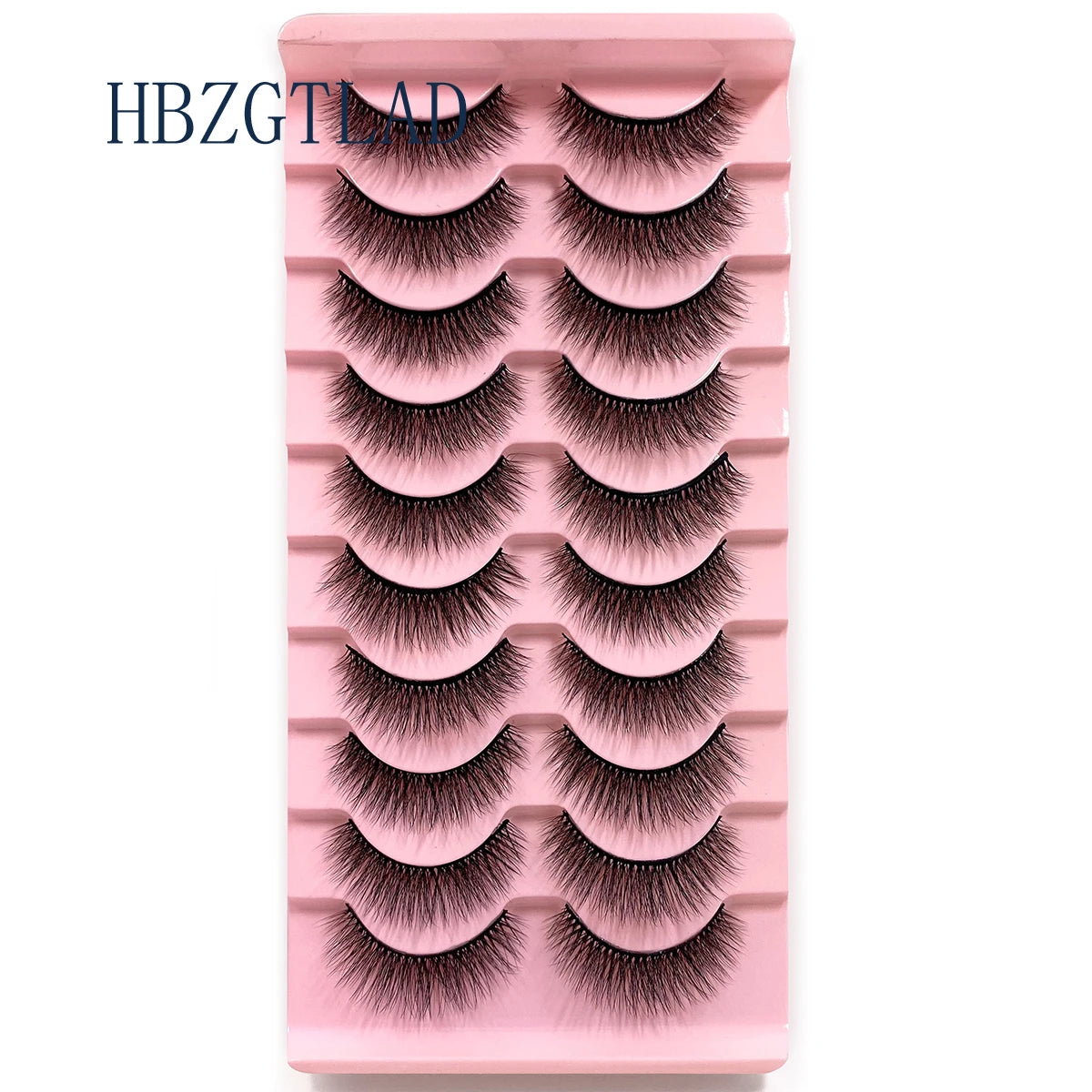 NEW 10 Pairs 100% Real Fake Mink Eyelashes 3D Natural False Eyelashes 3D Mink Lashes Soft Eyelash Extension Makeup Kit Cilios H1