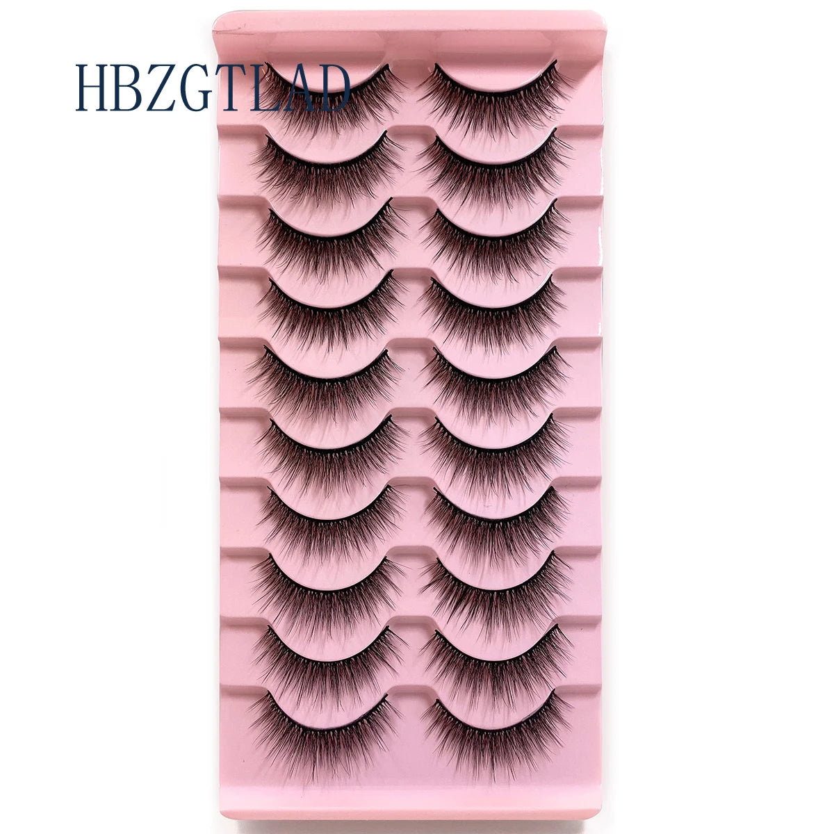 NEW 10 Pairs 100% Real Fake Mink Eyelashes 3D Natural False Eyelashes 3D Mink Lashes Soft Eyelash Extension Makeup Kit Cilios H1