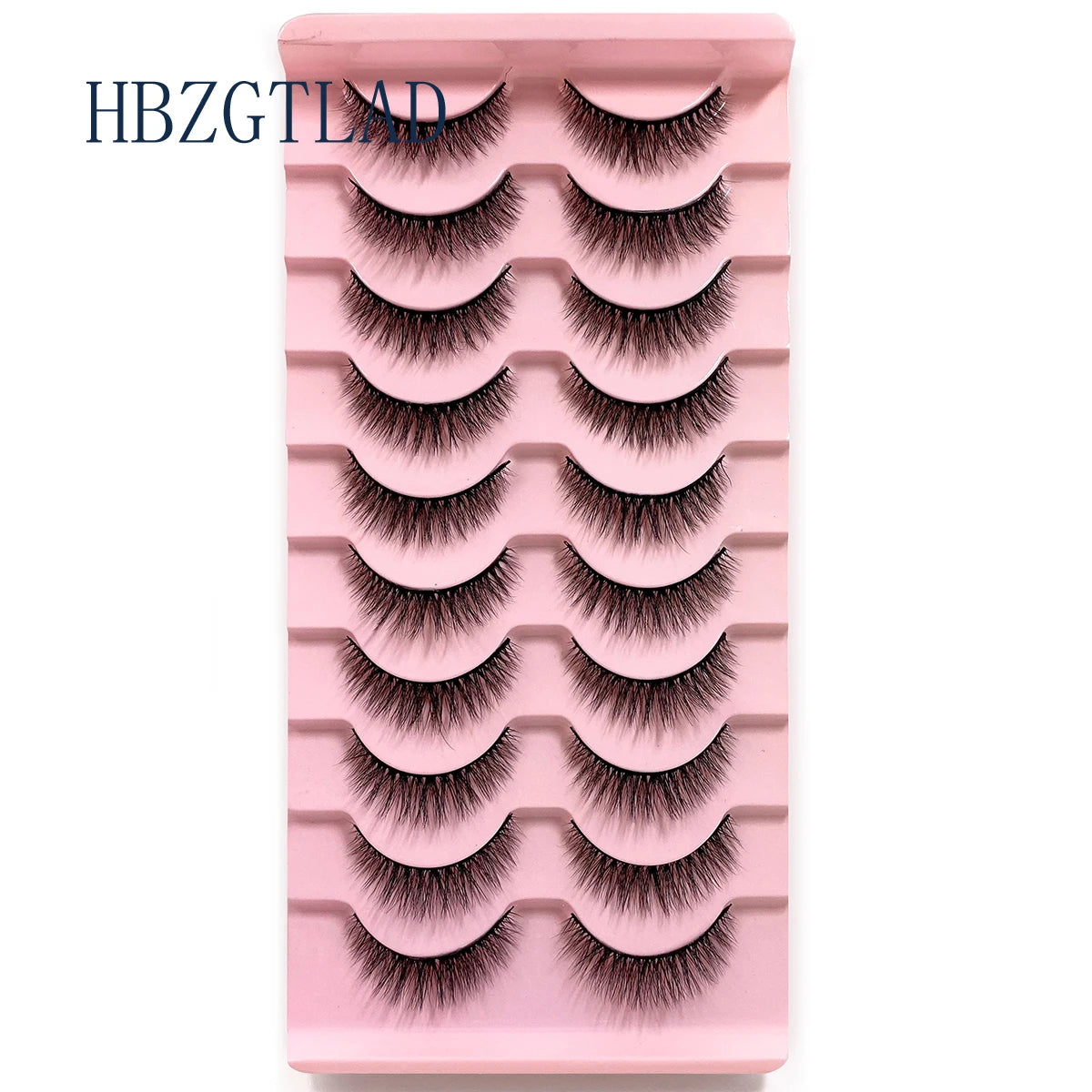 NEW 10 Pairs 100% Real Fake Mink Eyelashes 3D Natural False Eyelashes 3D Mink Lashes Soft Eyelash Extension Makeup Kit Cilios H1