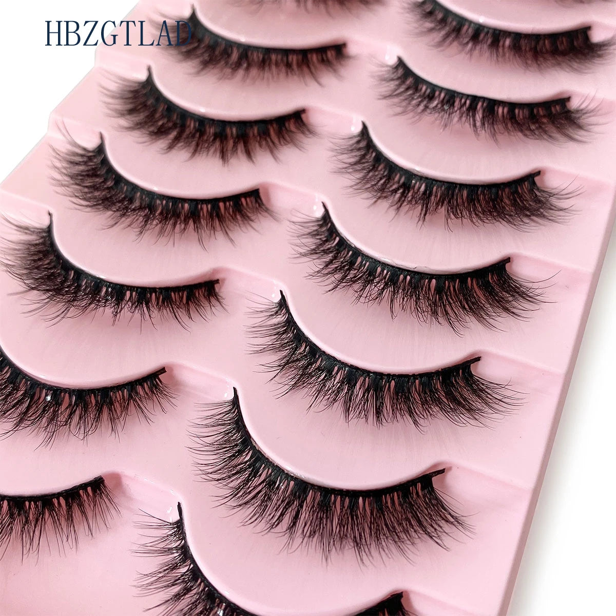 NEW 10 Pairs 100% Real Fake Mink Eyelashes 3D Natural False Eyelashes 3D Mink Lashes Soft Eyelash Extension Makeup Kit Cilios H1
