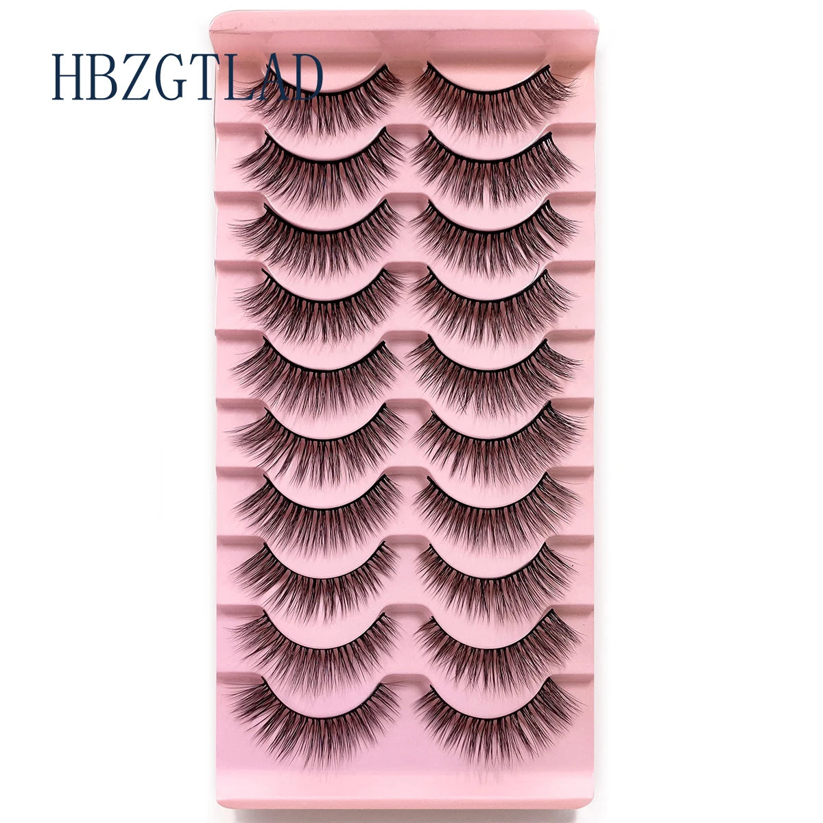 NEW 10 Pairs 100% Real Fake Mink Eyelashes 3D Natural False Eyelashes 3D Mink Lashes Soft Eyelash Extension Makeup Kit Cilios H1