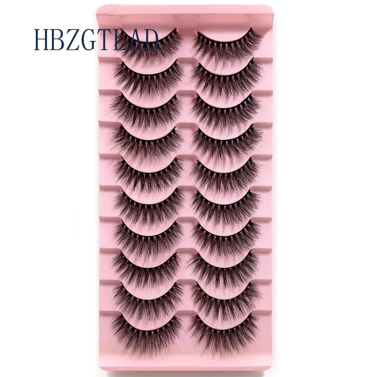 NEW 10 Pairs 100% Real Fake Mink Eyelashes 3D Natural False Eyelashes 3D Mink Lashes Soft Eyelash Extension Makeup Kit Cilios H1