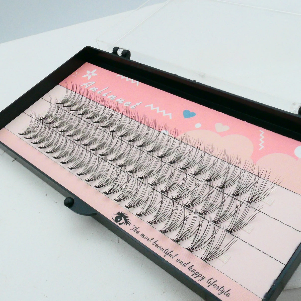 60pcs Individual Cluster EyeLashes Professional Makeup Grafting Fake False Eyelashes for eyelash extensions false eyelashes tabs