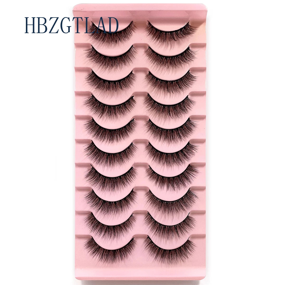 NEW 10 Pairs 100% Real Fake Mink Eyelashes 3D Natural False Eyelashes 3D Mink Lashes Soft Eyelash Extension Makeup Kit Cilios H1