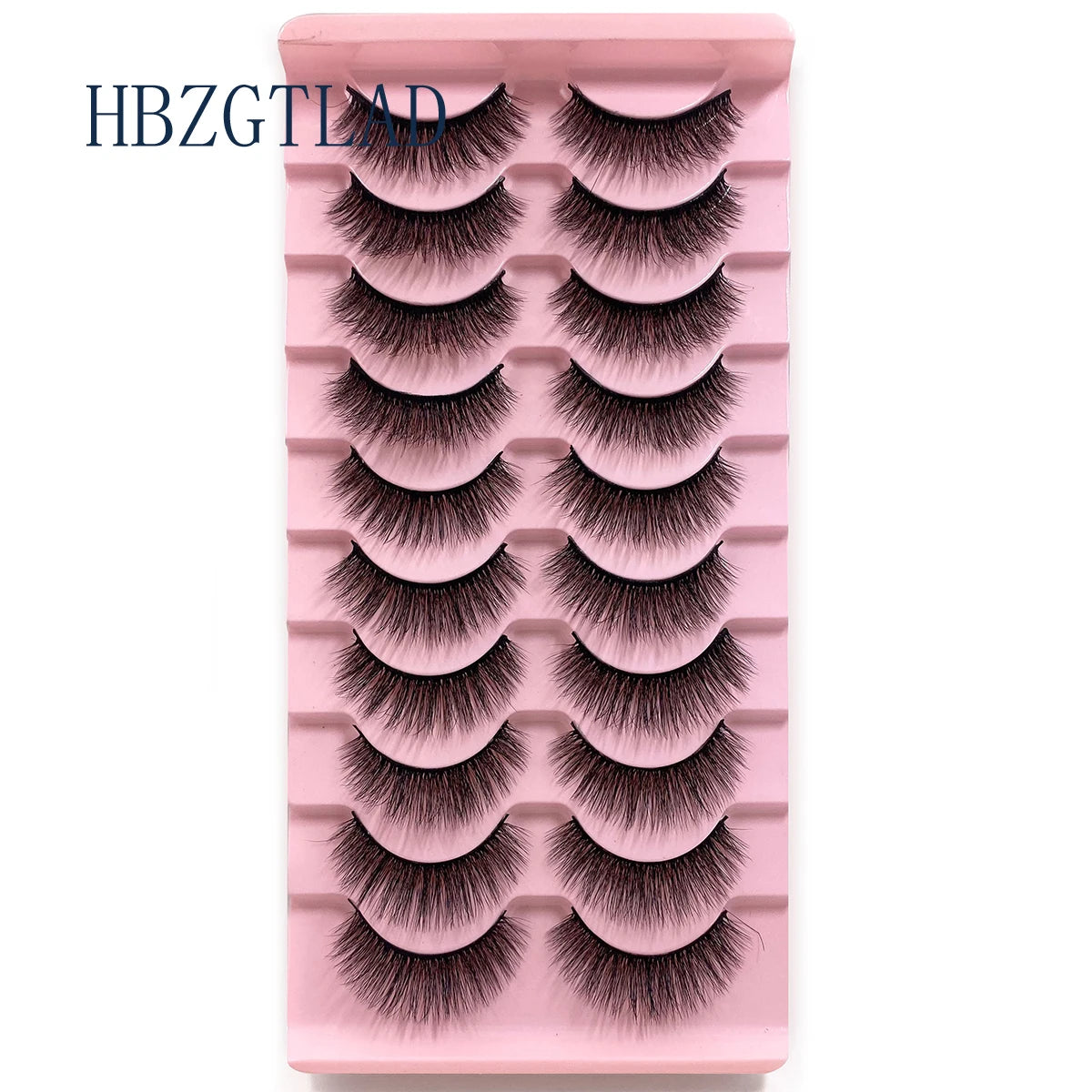 NEW 10 Pairs 100% Real Fake Mink Eyelashes 3D Natural False Eyelashes 3D Mink Lashes Soft Eyelash Extension Makeup Kit Cilios H1