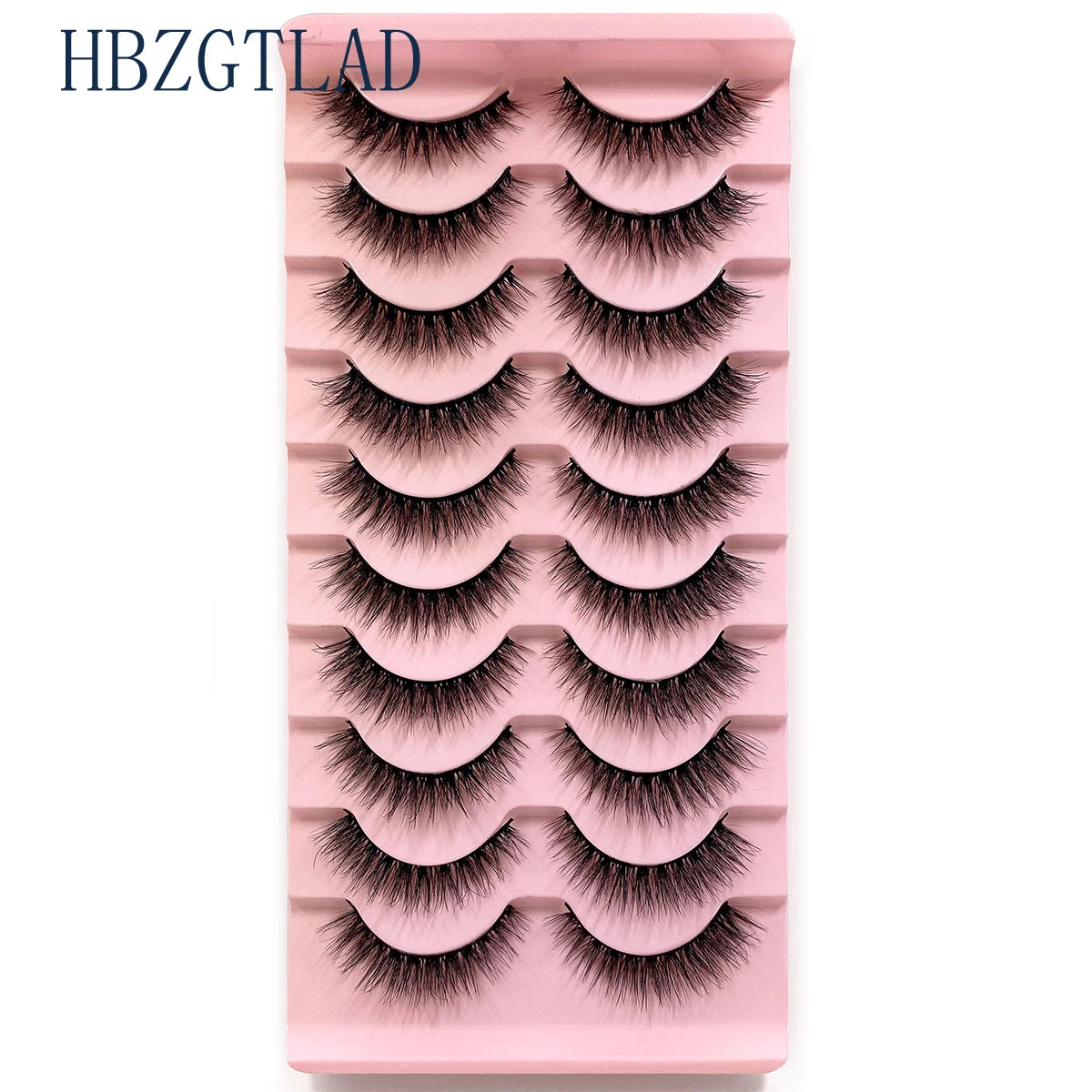 NEW 10 Pairs 100% Real Fake Mink Eyelashes 3D Natural False Eyelashes 3D Mink Lashes Soft Eyelash Extension Makeup Kit Cilios H1