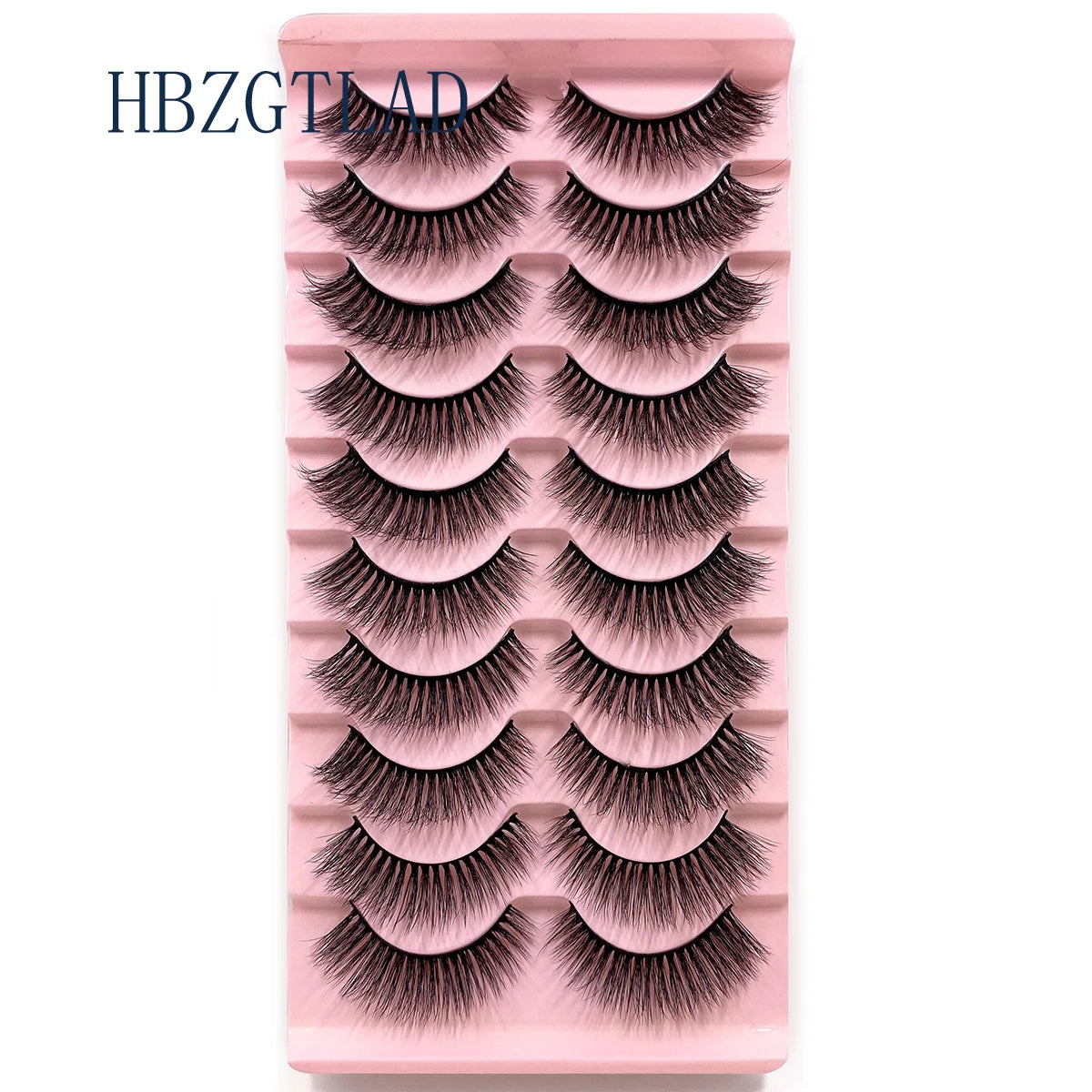 NEW 10 Pairs 100% Real Fake Mink Eyelashes 3D Natural False Eyelashes 3D Mink Lashes Soft Eyelash Extension Makeup Kit Cilios H1