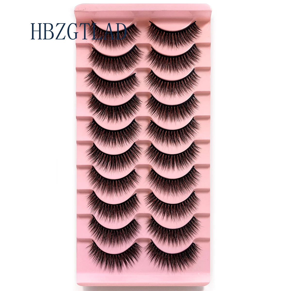 NEW 10 Pairs 100% Real Fake Mink Eyelashes 3D Natural False Eyelashes 3D Mink Lashes Soft Eyelash Extension Makeup Kit Cilios H1