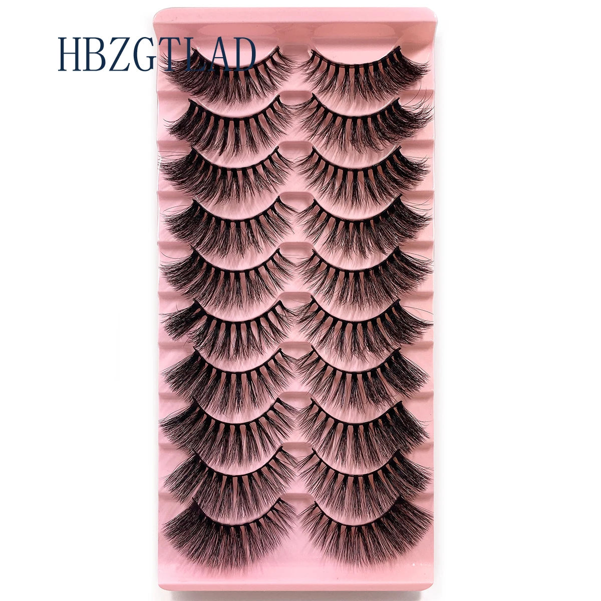 NEW 10 Pairs 100% Real Fake Mink Eyelashes 3D Natural False Eyelashes 3D Mink Lashes Soft Eyelash Extension Makeup Kit Cilios H1