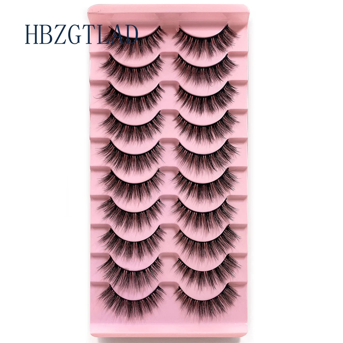 NEW 10 Pairs 100% Real Fake Mink Eyelashes 3D Natural False Eyelashes 3D Mink Lashes Soft Eyelash Extension Makeup Kit Cilios H1
