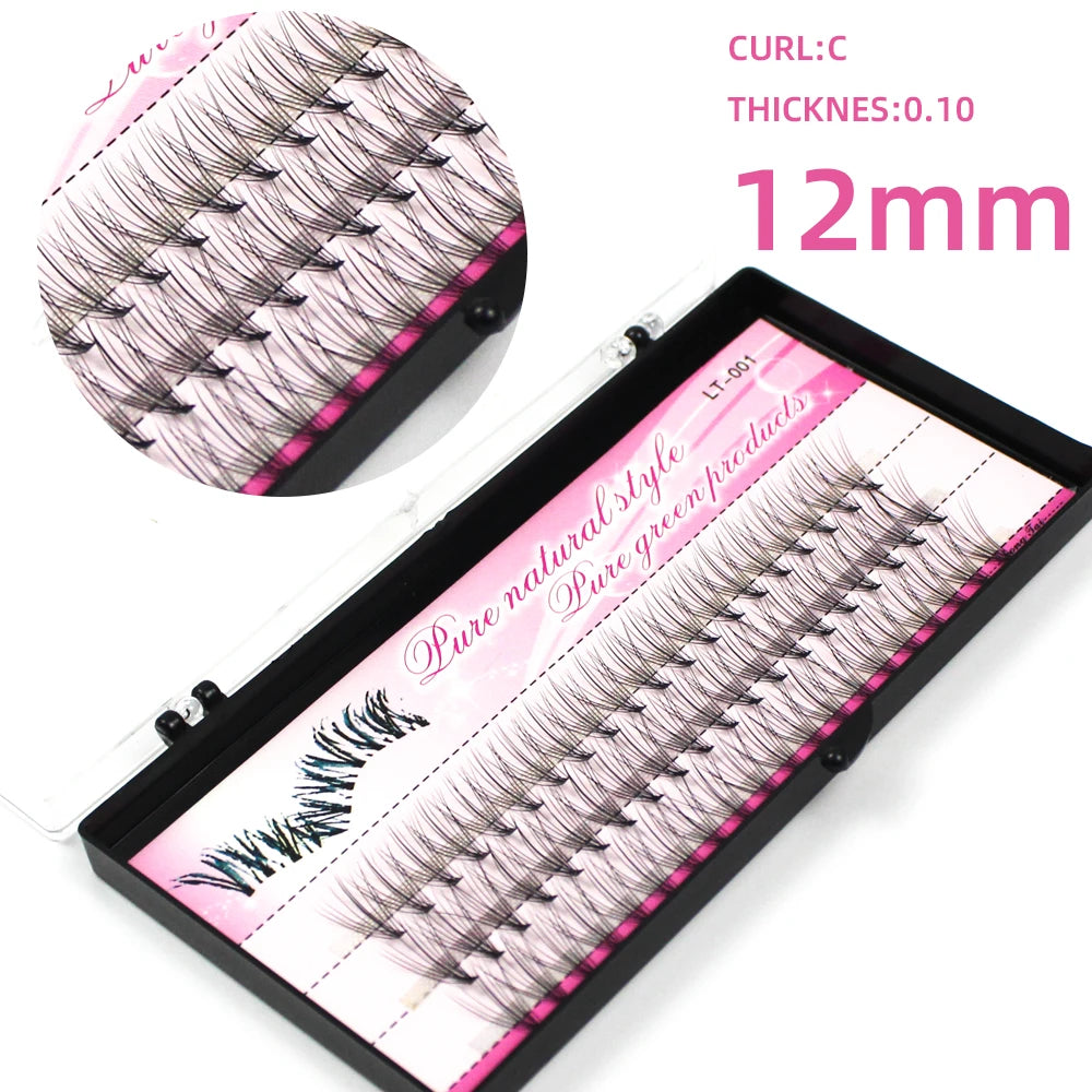 60pcs Individual Cluster EyeLashes Professional Makeup Grafting Fake False Eyelashes for eyelash extensions false eyelashes tabs