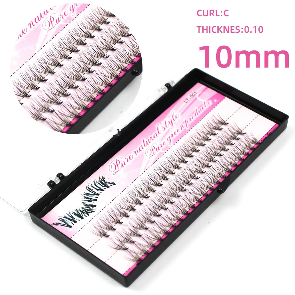 60pcs Individual Cluster EyeLashes Professional Makeup Grafting Fake False Eyelashes for eyelash extensions false eyelashes tabs