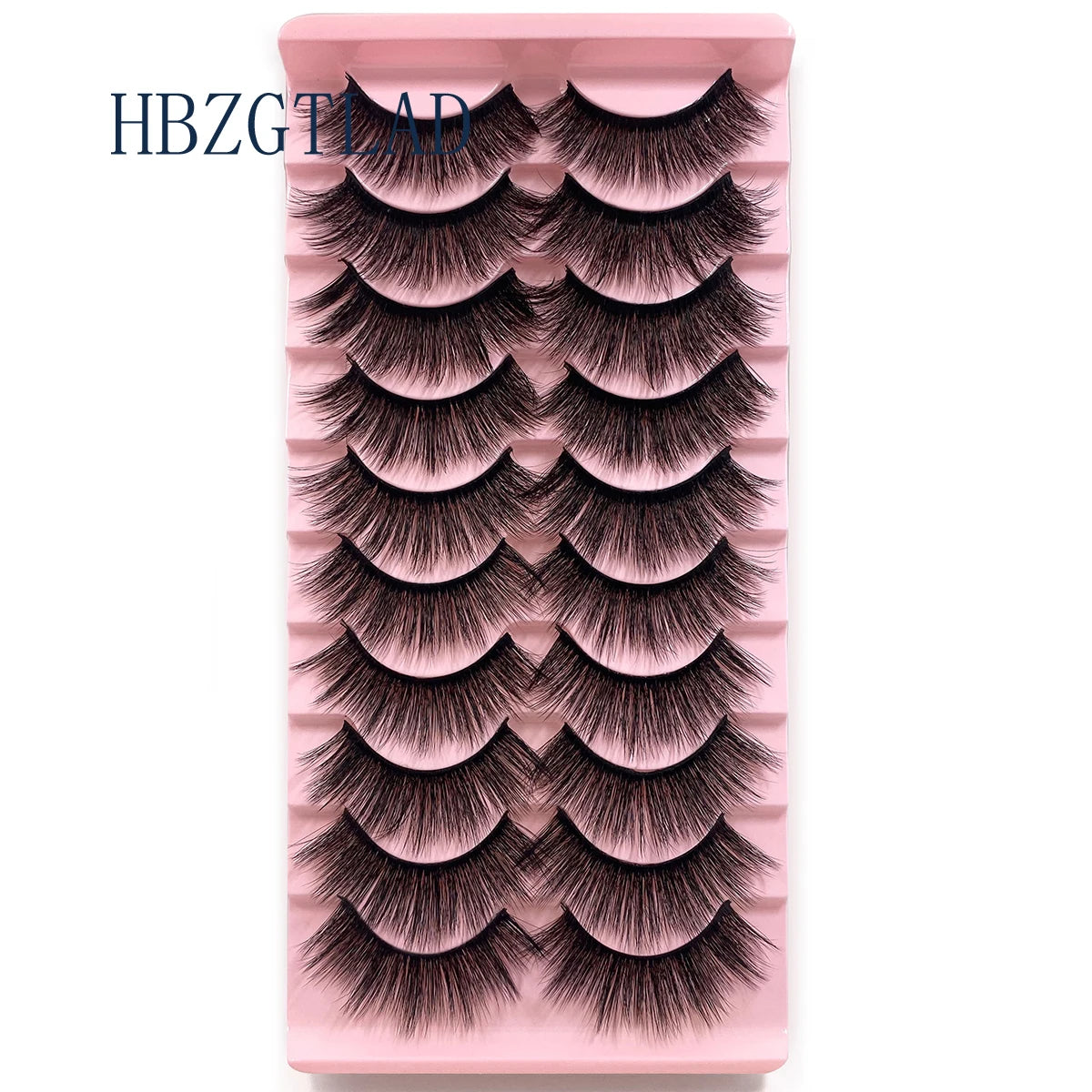 NEW 10 Pairs 100% Real Fake Mink Eyelashes 3D Natural False Eyelashes 3D Mink Lashes Soft Eyelash Extension Makeup Kit Cilios H1