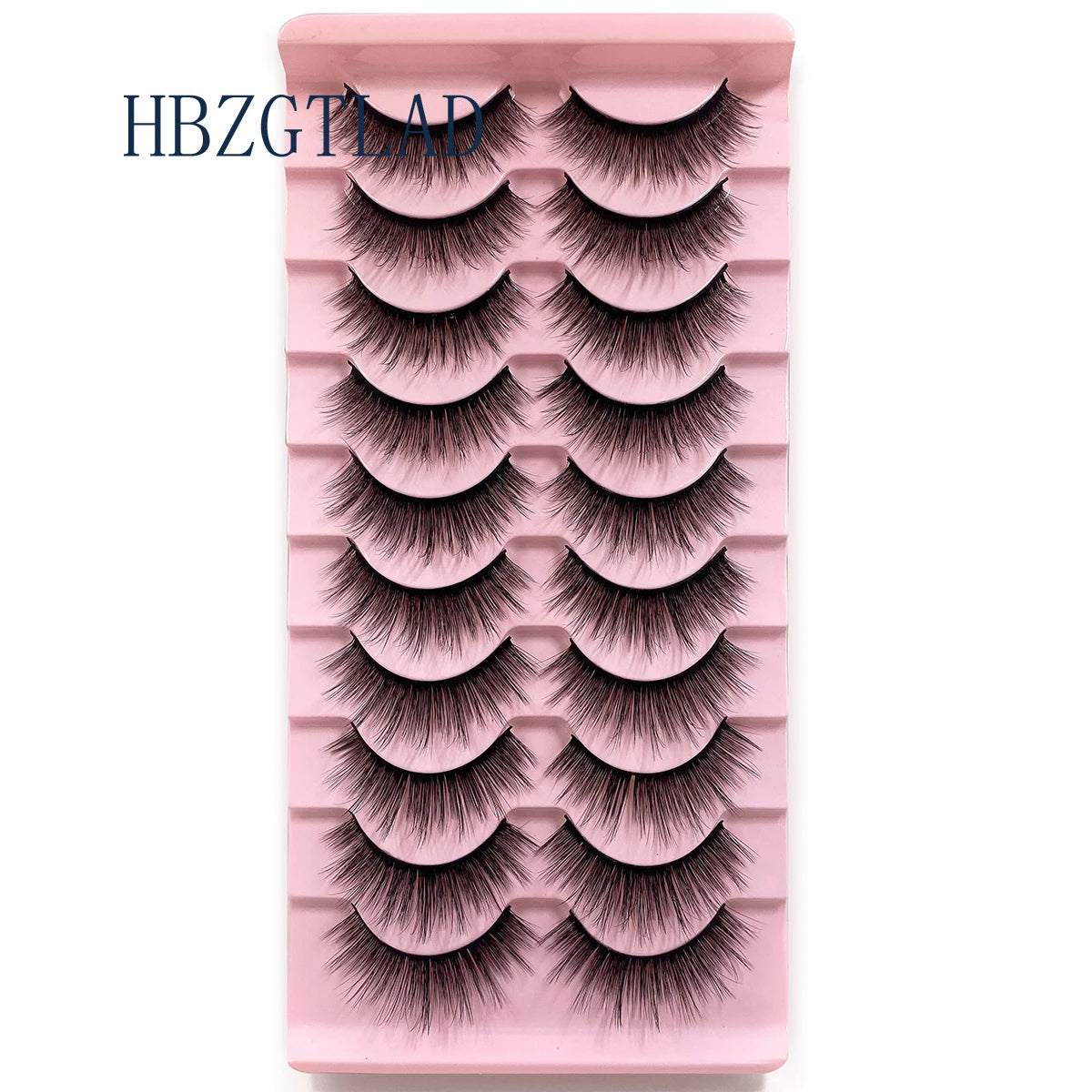 NEW 10 Pairs 100% Real Fake Mink Eyelashes 3D Natural False Eyelashes 3D Mink Lashes Soft Eyelash Extension Makeup Kit Cilios H1