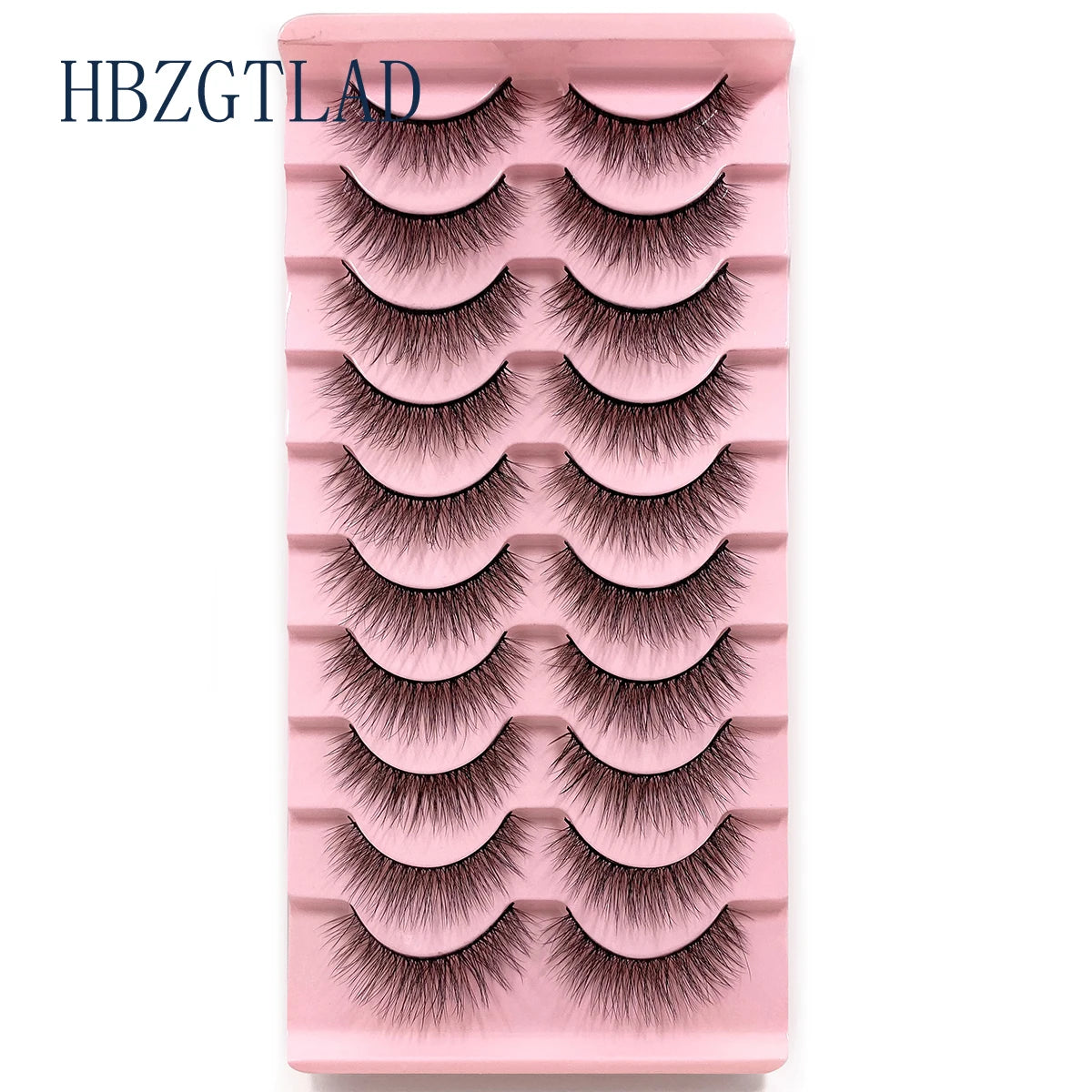 NEW 10 Pairs 100% Real Fake Mink Eyelashes 3D Natural False Eyelashes 3D Mink Lashes Soft Eyelash Extension Makeup Kit Cilios H1