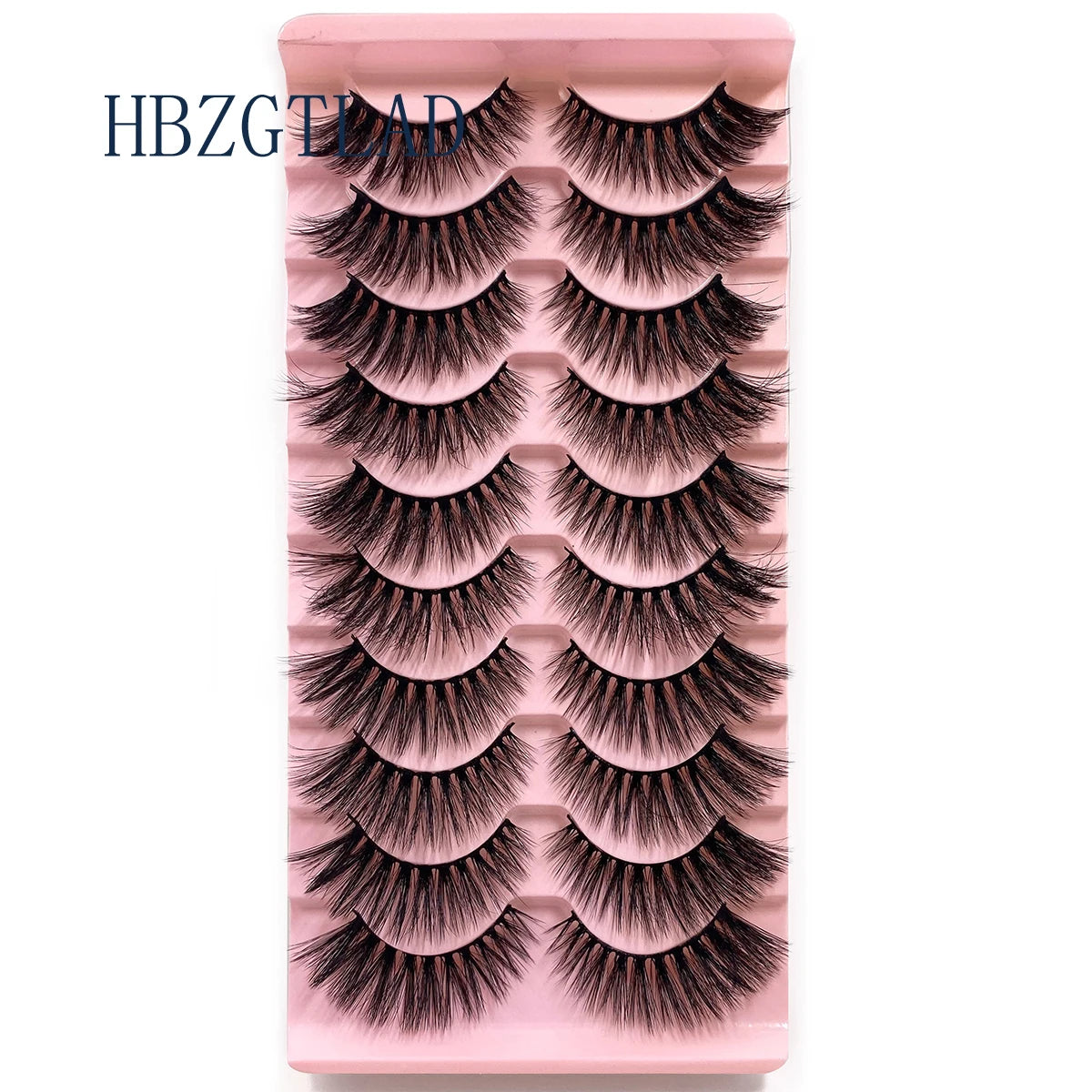NEW 10 Pairs 100% Real Fake Mink Eyelashes 3D Natural False Eyelashes 3D Mink Lashes Soft Eyelash Extension Makeup Kit Cilios H1