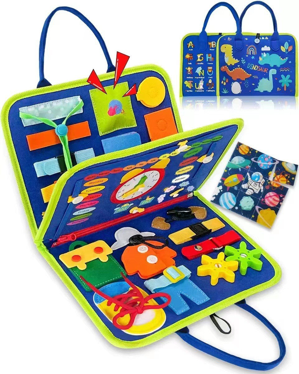 Felt Learning Board Children's Educational Early Education Board DIY Teaching Aids Infant Toys Busy Board Busy Board DIY