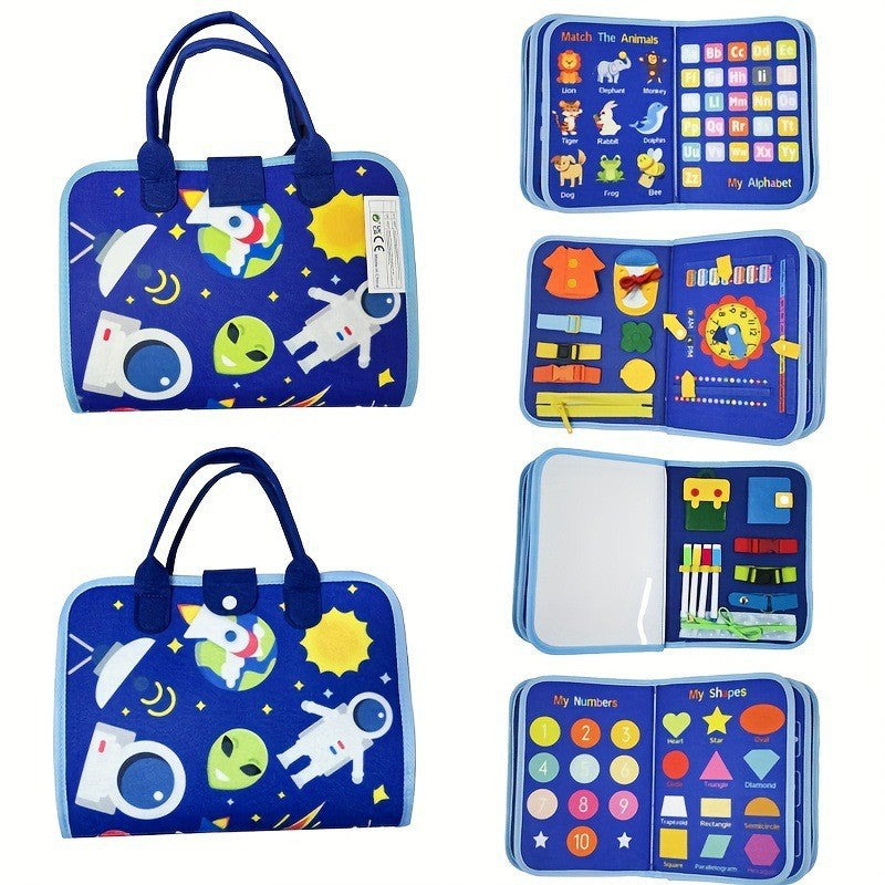 Felt Learning Board Children's Educational Early Education Board DIY Teaching Aids Infant Toys Busy Board Busy Board DIY