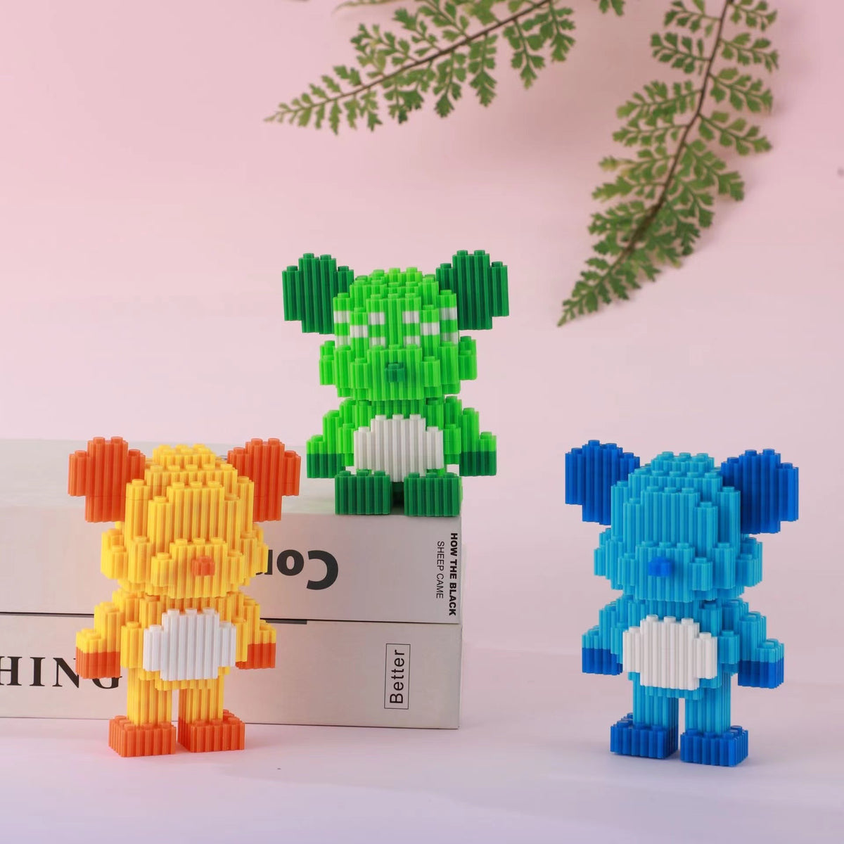 Compatible with Lego violent Bear series particle building blocks cartoon puzzle boys and girls stitching toys children gift wholesale