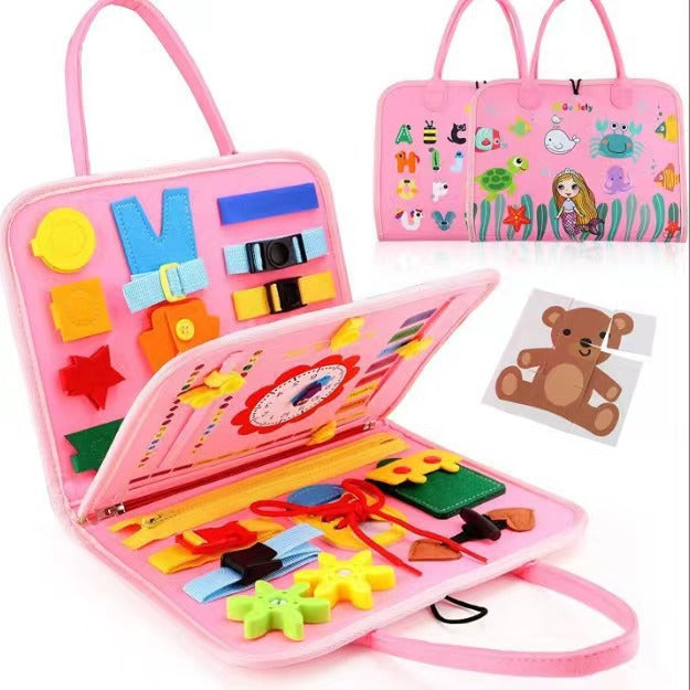 Felt Learning Board Children's Educational Early Education Board DIY Teaching Aids Infant Toys Busy Board Busy Board DIY