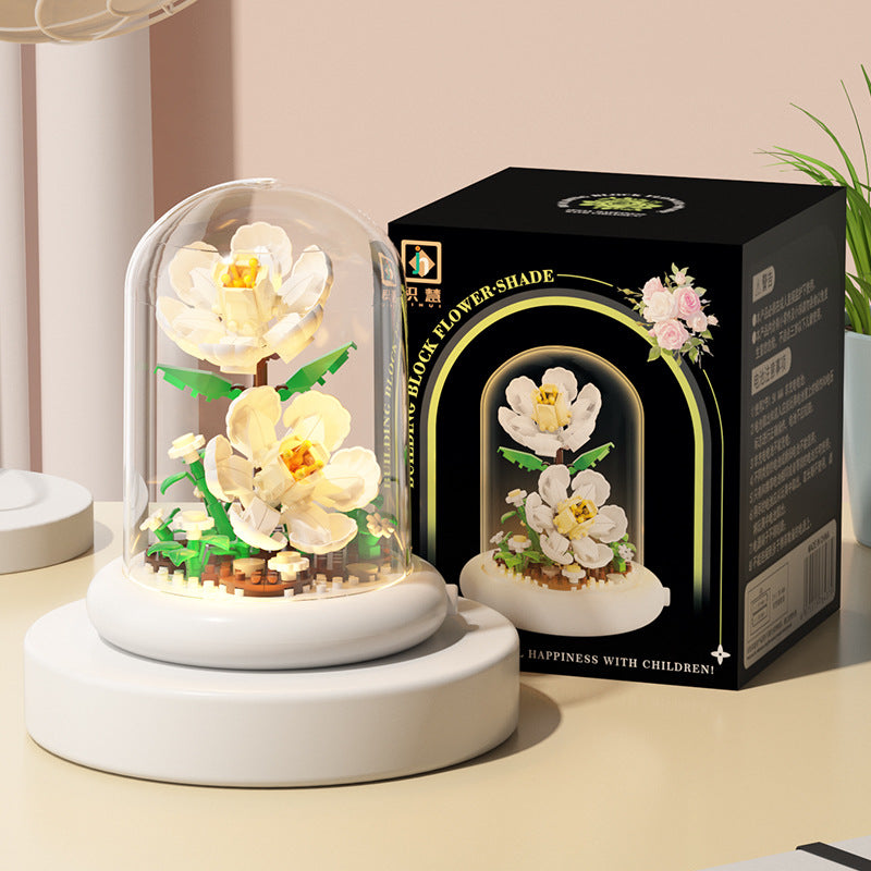 Jihui New Product Flower Pot Series Building Blocks Assembled Compatible with Lego Toys Children's Educational Boys and Girls Cross-border Wholesale