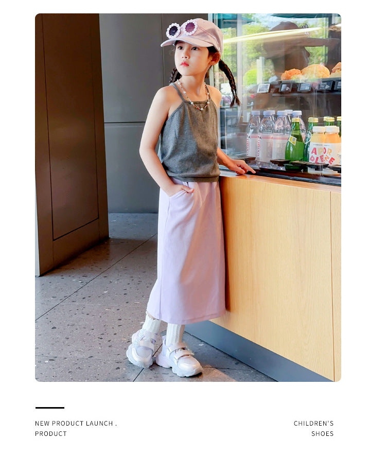 Girls' Shoes 2026 Summer New Style Children's Sports Sandals for Older Kids Breathable Mesh Beach Shoes Hollow Casual Shoes