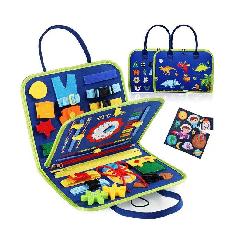 Felt Learning Board Children's Educational Early Education Board DIY Teaching Aids Infant Toys Busy Board Busy Board DIY
