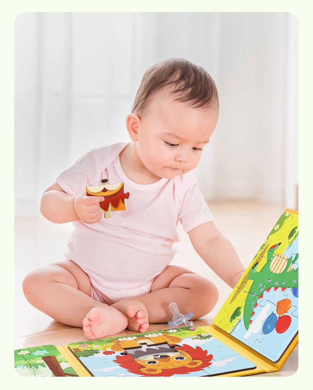 Children's Magnetic Puzzles for Ages 0 to 3, Magnetic Educational Toys for Toddlers, Magnetic Toys for Boys and Girls, Animals