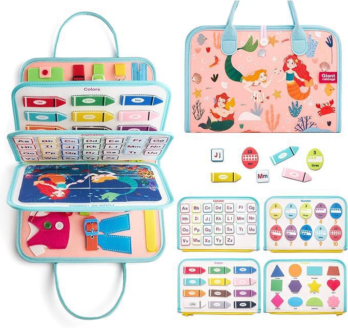 Felt Learning Board Children's Educational Early Education Board DIY Teaching Aids Infant Toys Busy Board Busy Board DIY