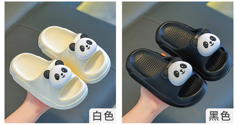 Children's Slippers Summer 2025 New Boys' Indoor Non-Slip Baby Home Slippers Girls Kids Panda Slippers