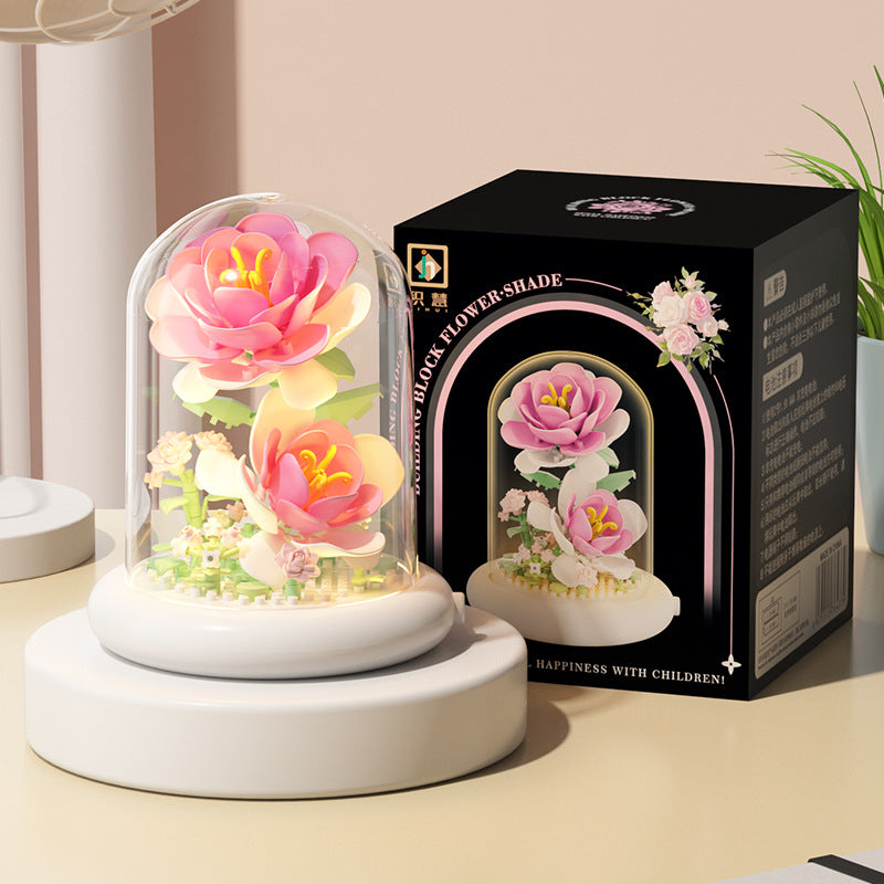 Jihui New Product Flower Pot Series Building Blocks Assembled Compatible with Lego Toys Children's Educational Boys and Girls Cross-border Wholesale