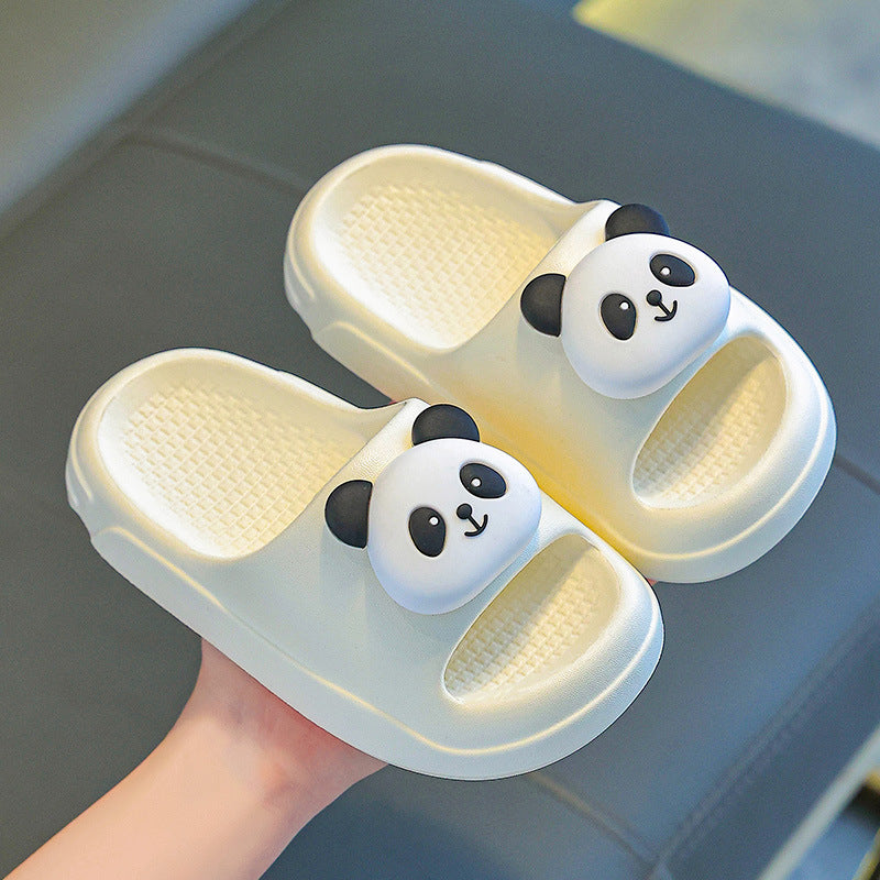 Children's Slippers Summer 2025 New Boys' Indoor Non-Slip Baby Home Slippers Girls Kids Panda Slippers