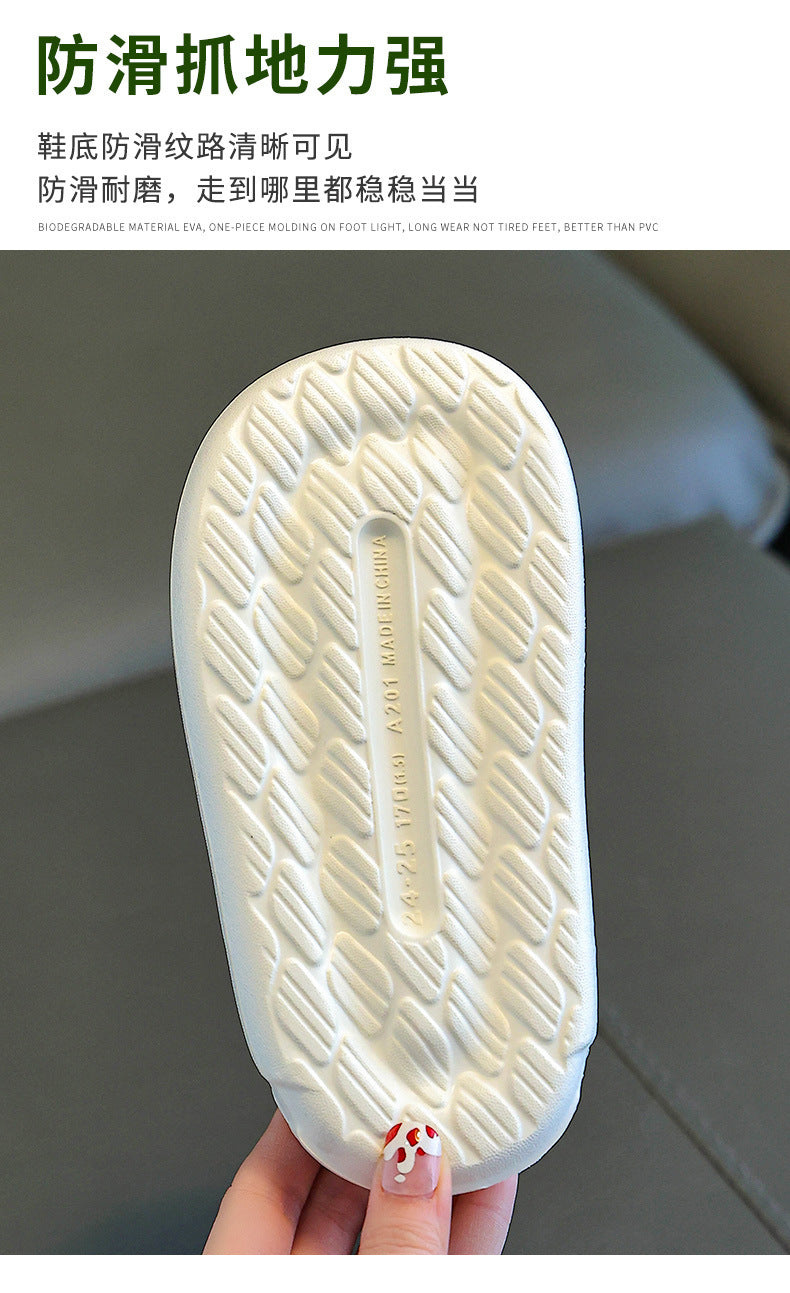 Children's Slippers Summer 2025 New Boys' Indoor Non-Slip Baby Home Slippers Girls Kids Panda Slippers